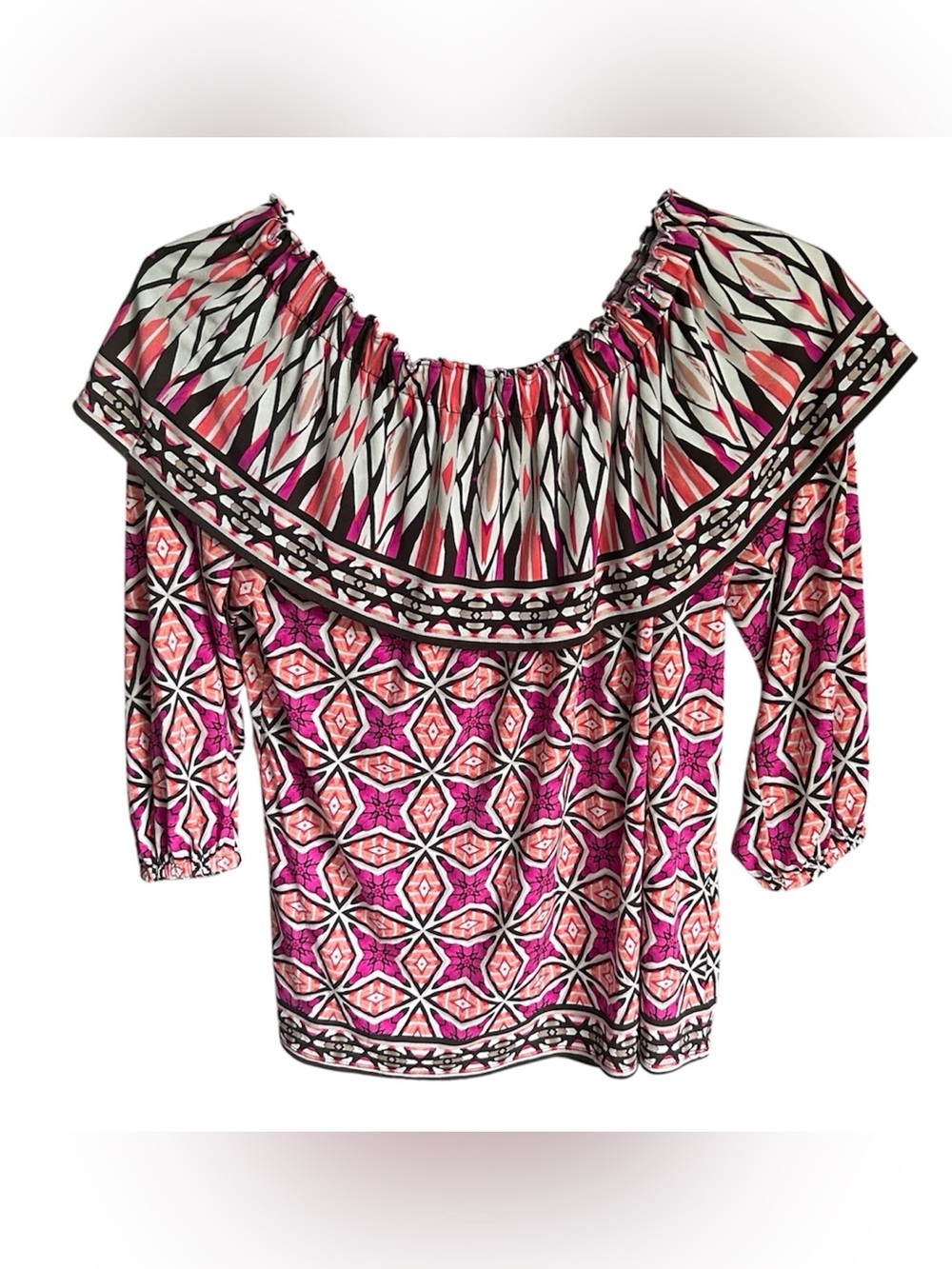 Chico’s Women’s Off-Shoulder Peasant Top